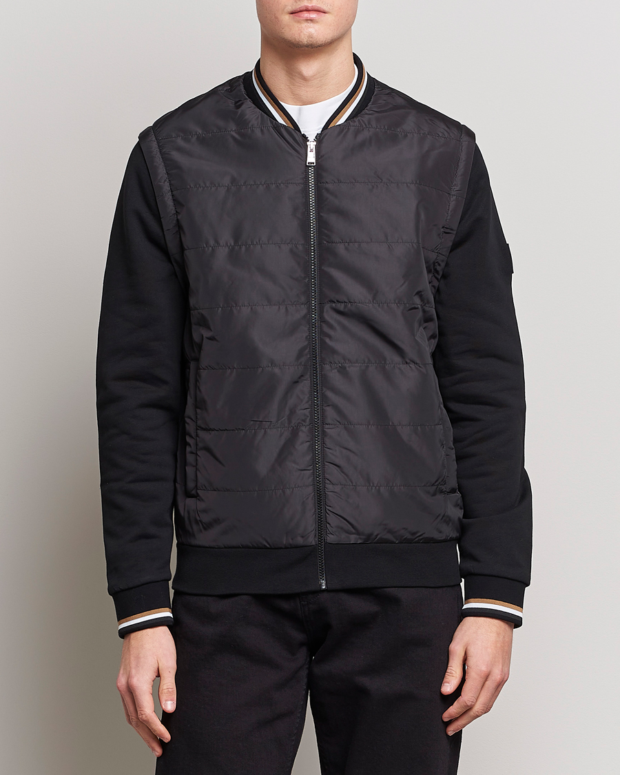 Herre | Dressede jakker | BOSS BLACK | Skiles Hybrid Jacket Black