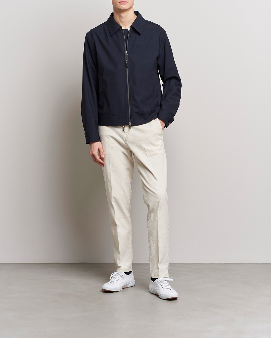 Herre | Jakker | BOSS BLACK | Hanry Wing Jacket Dark Blue