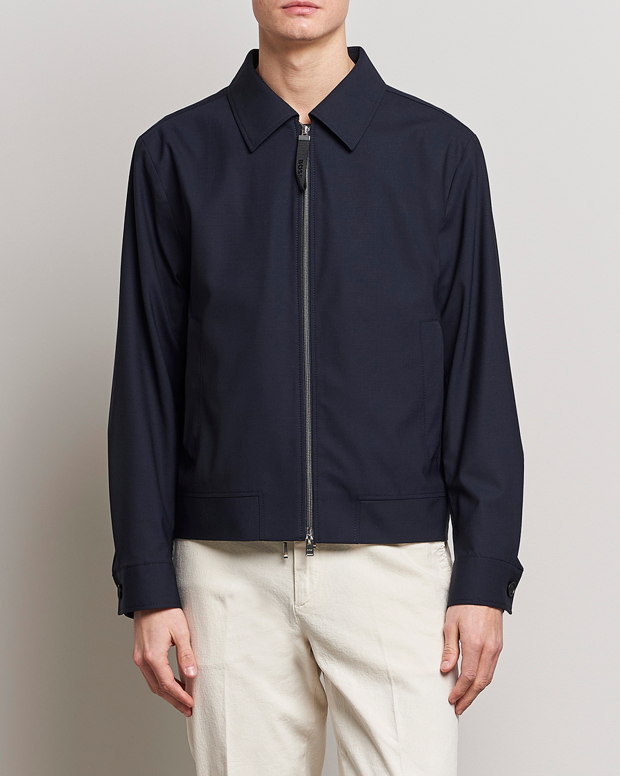 Herre |  | BOSS BLACK | Hanry Wing Jacket Dark Blue