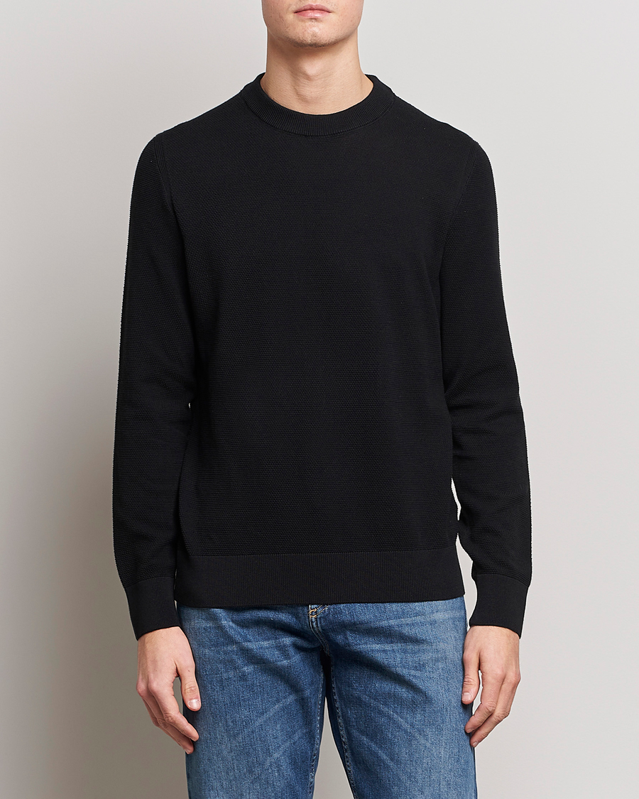 Herre | Gensere | BOSS BLACK | Ecaio Knitted Sweater Black