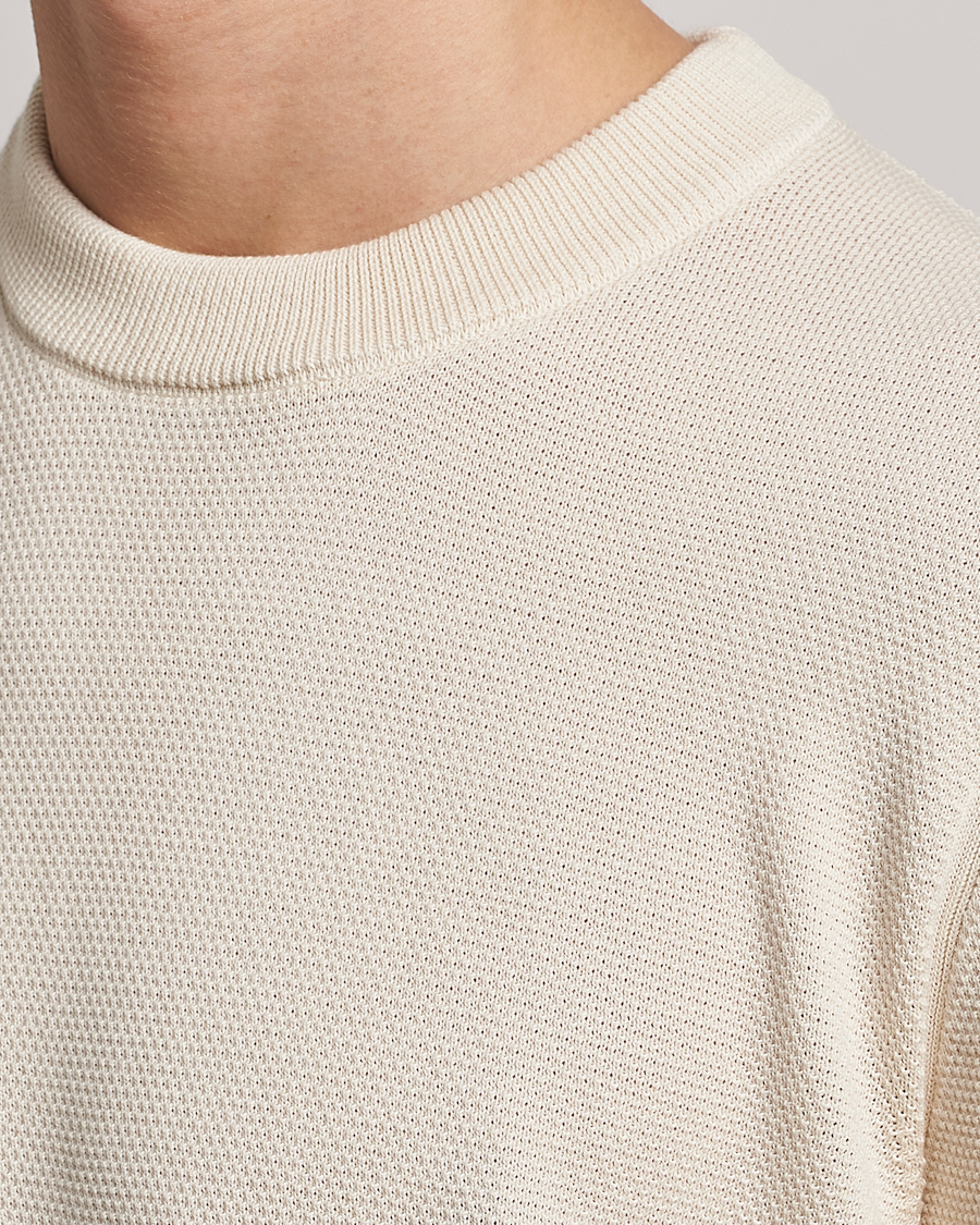 Herre | Gensere | BOSS BLACK | Ecaio Knitted Sweater Open White