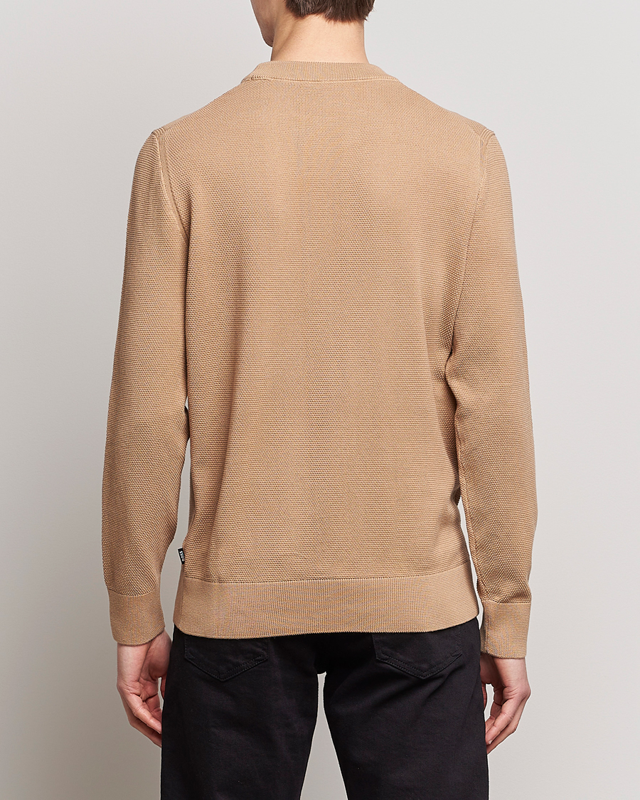 Herre | Gensere | BOSS BLACK | Ecaio Knitted Sweater Medium Beige