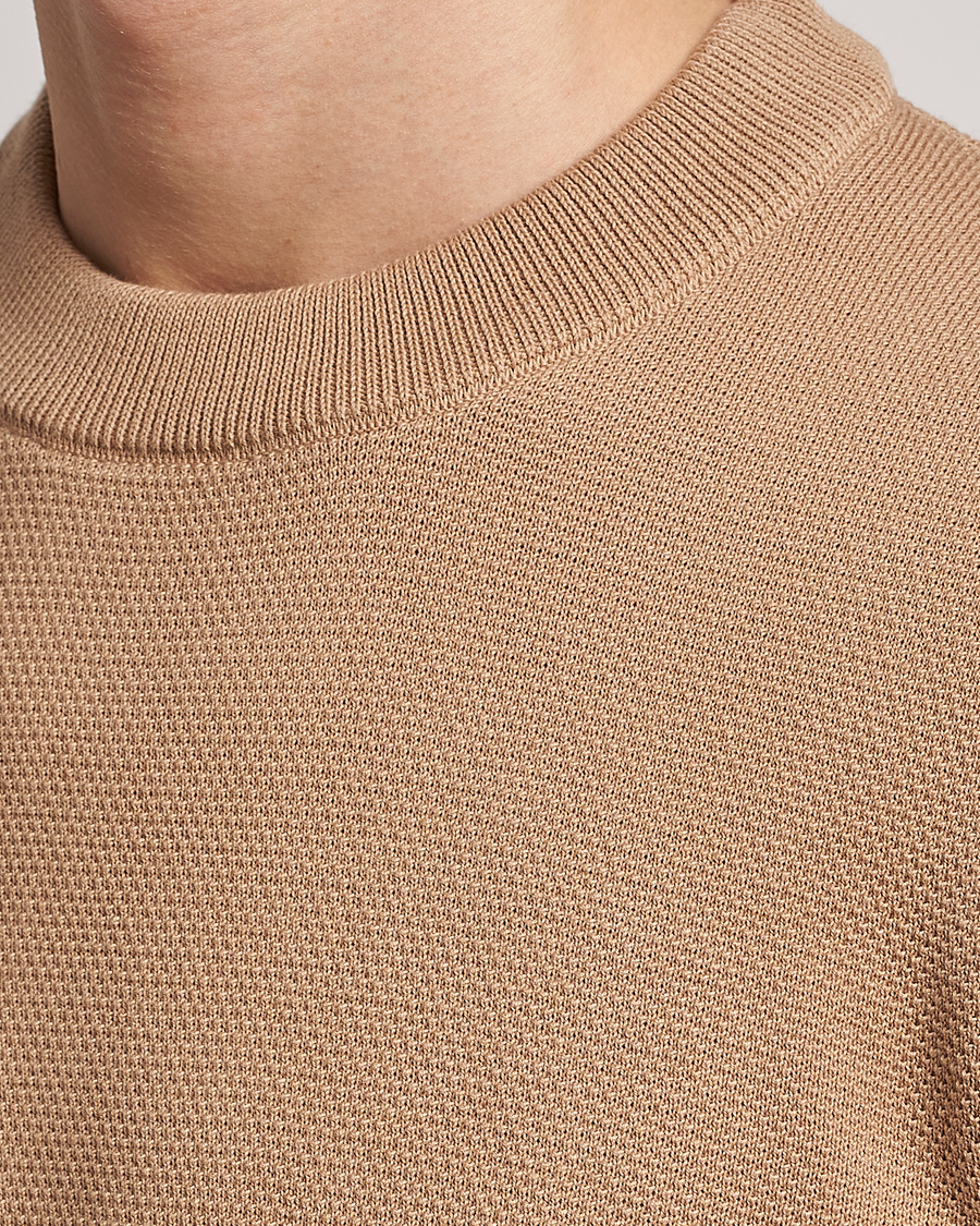 Herre | Gensere | BOSS BLACK | Ecaio Knitted Sweater Medium Beige