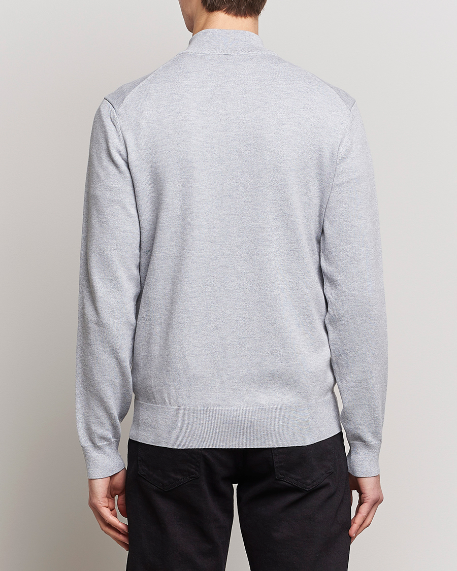 Herre | Gensere | BOSS BLACK | Palano Knitted Full-Zip Silver