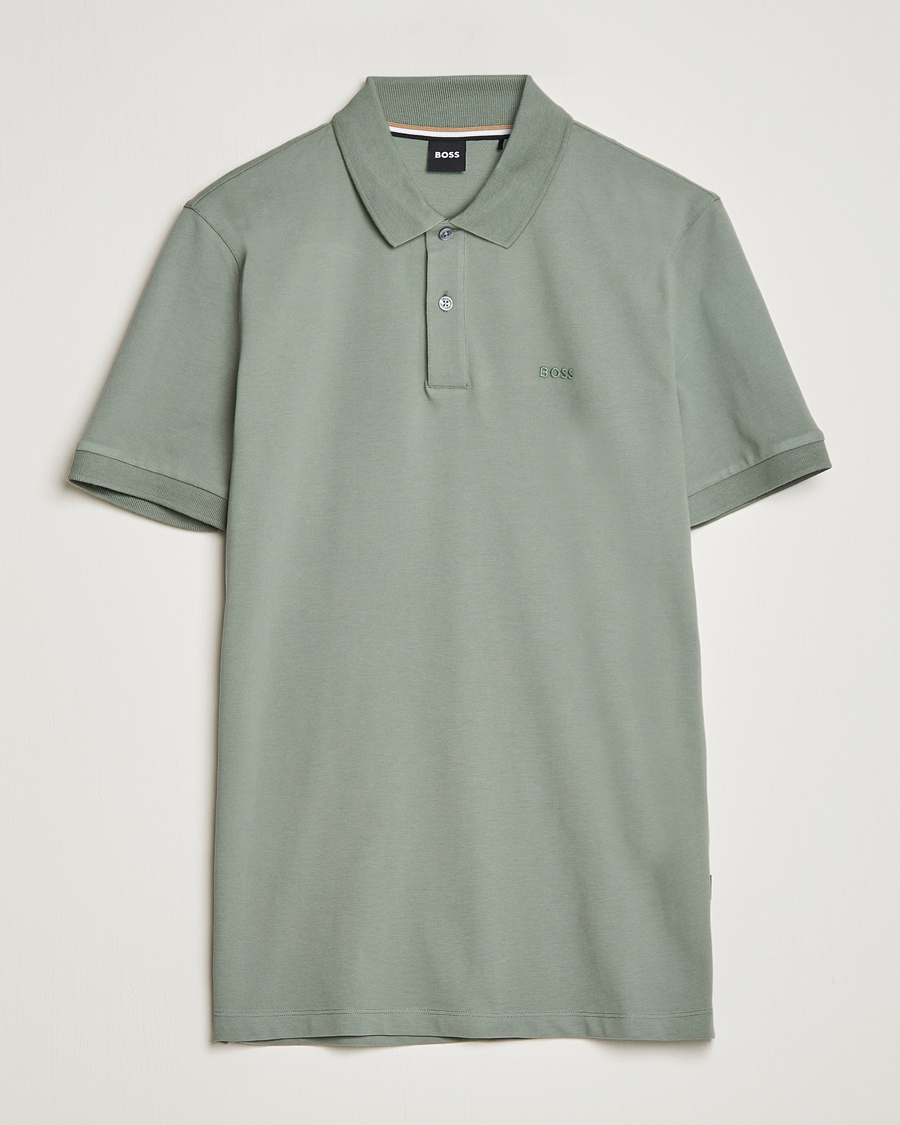 Herre | Pikéer | BOSS BLACK | Pallas Polo Open Green