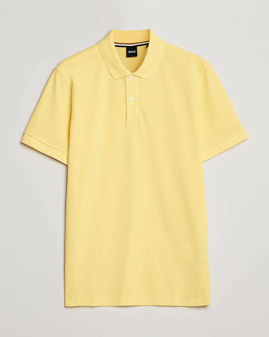Herre | Pikéer | BOSS BLACK | Pallas Polo Bright Yellow