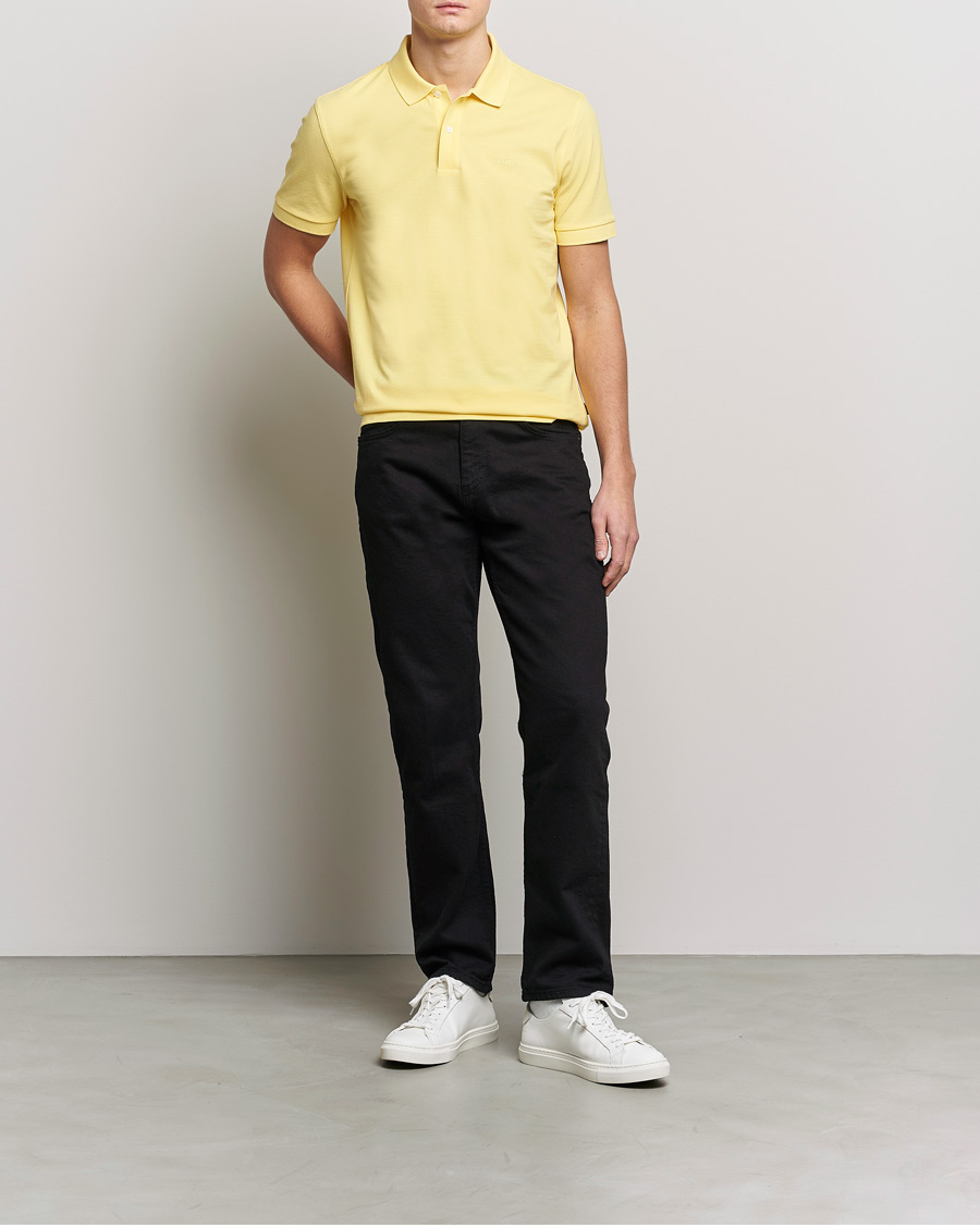 Herre | Pikéer | BOSS BLACK | Pallas Polo Bright Yellow