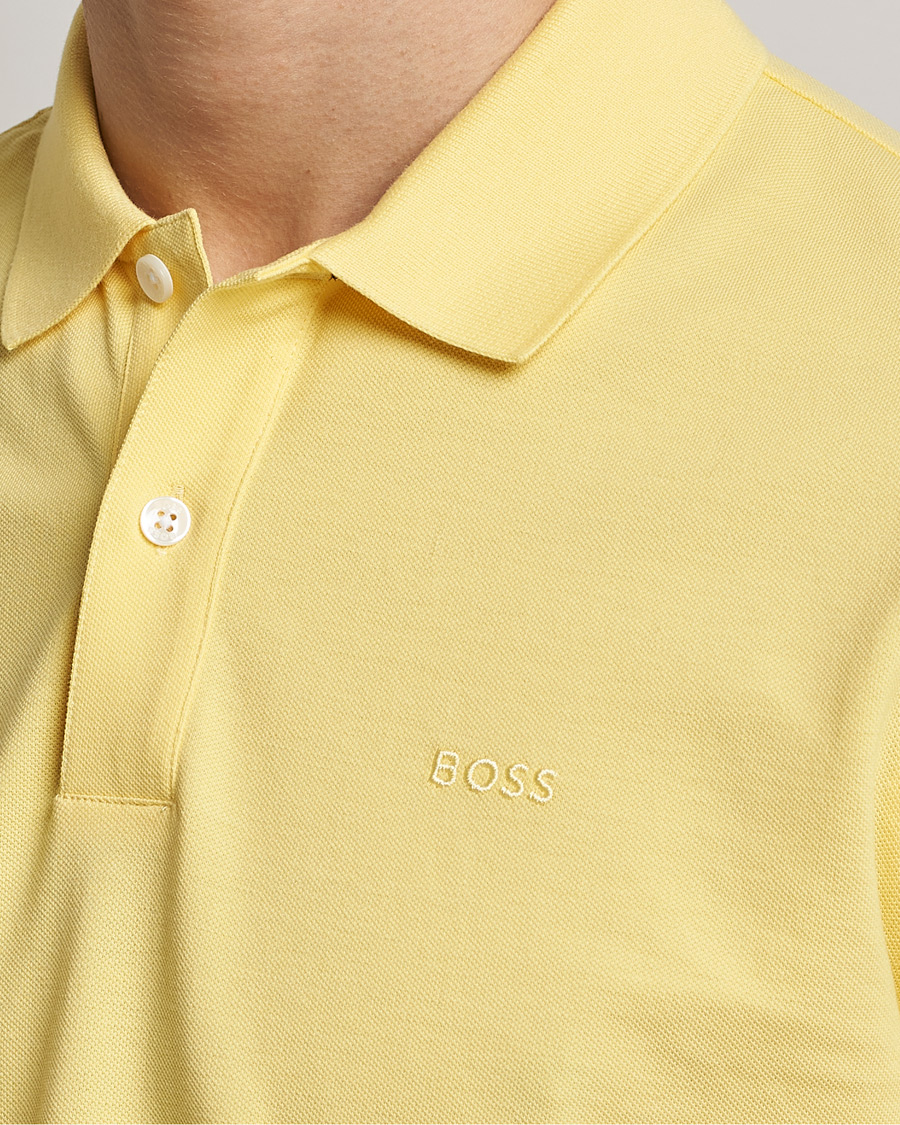 Herre | Pikéer | BOSS BLACK | Pallas Polo Bright Yellow