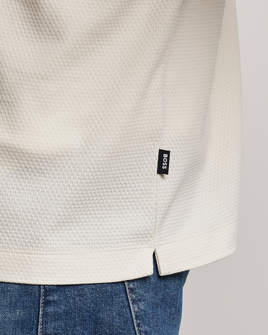 Herre | Pikéer | BOSS BLACK | Paras Structured Polo Open White