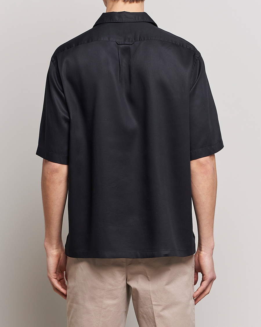 Herre | Skjorter | BOSS BLACK | Lars Resort Collar Short Sleeve Black