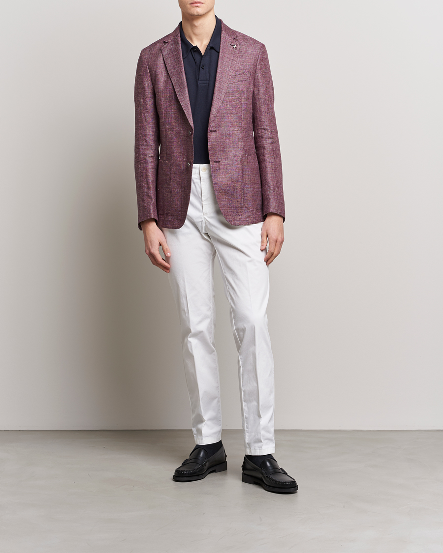 Herre | Bukser | BOSS BLACK | Genius Cotton Trousers White