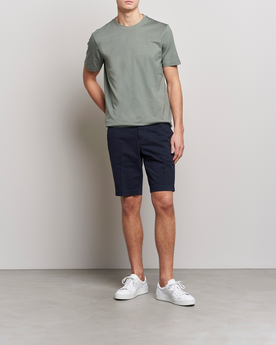 Herre | Shorts | BOSS BLACK | Slice Chino Shorts Dark Blue