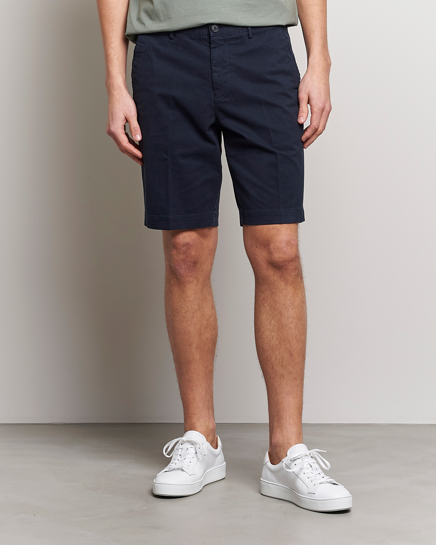 Herre |  | BOSS BLACK | Slice Chino Shorts Dark Blue