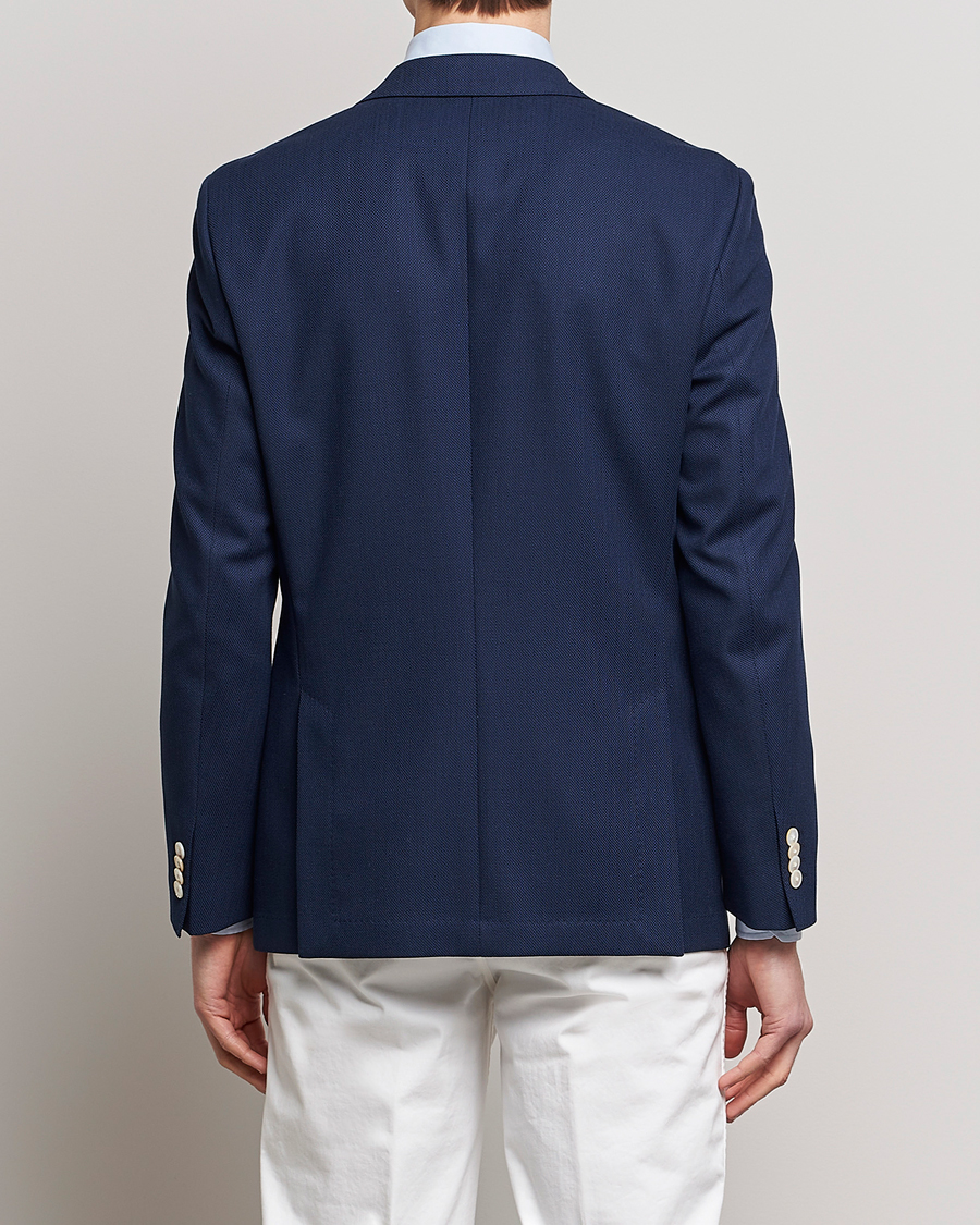 Herre | Dressjakker | BOSS BLACK | Hutson Wool/Cotton Club Blazer Dark Blue