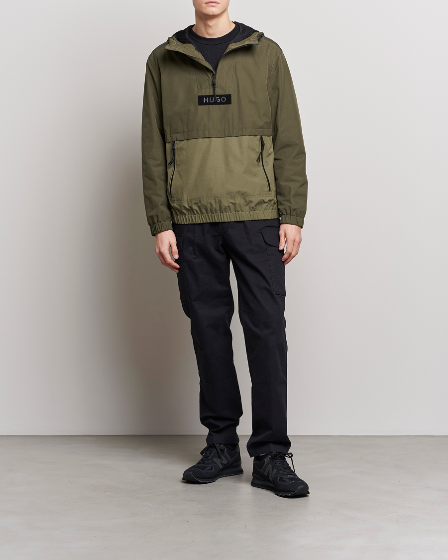 Herre | Jakker | HUGO | Breaker Anorak Open Green