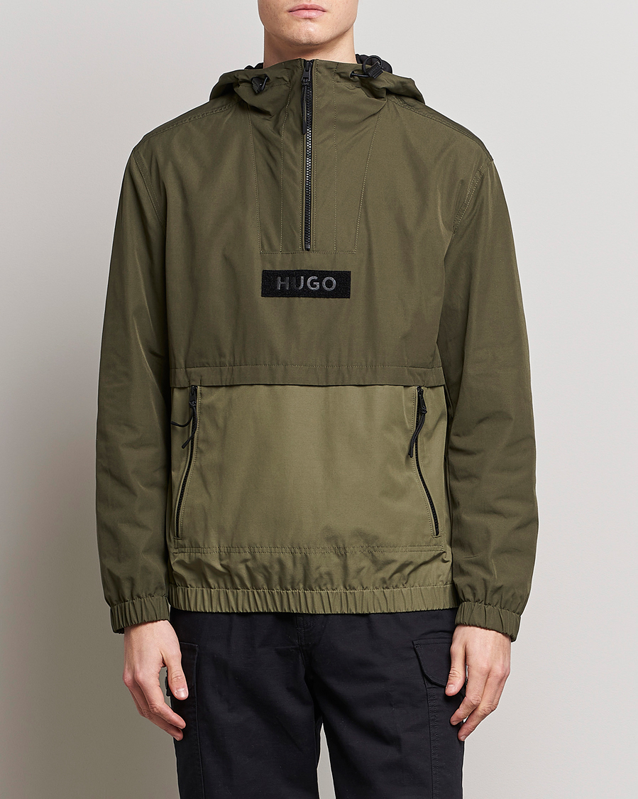 Herre | Jakker | HUGO | Breaker Anorak Open Green