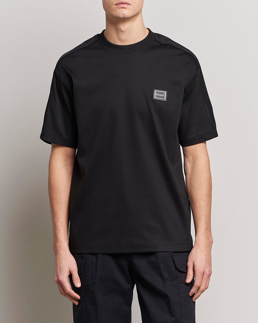 Herre |  | HUGO | Dalix Logo Crew Neck T-Shirt Black