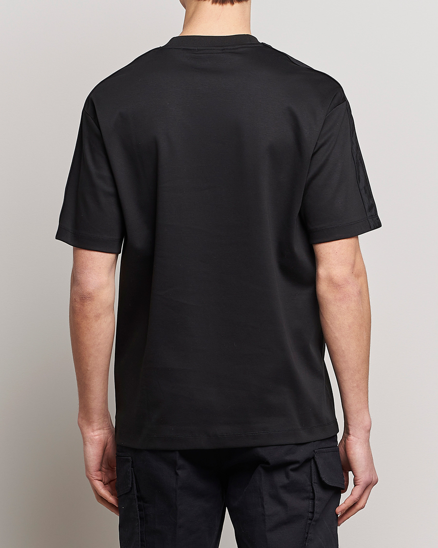 Herre | T-Shirts | HUGO | Dalix Logo Crew Neck T-Shirt Black