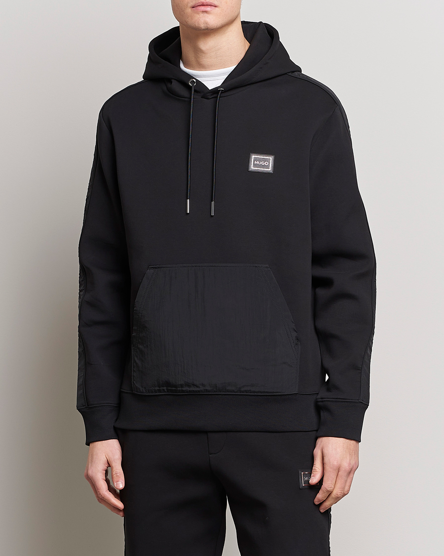 Herre | | HUGO | Daulo Logo Hoodie Black
