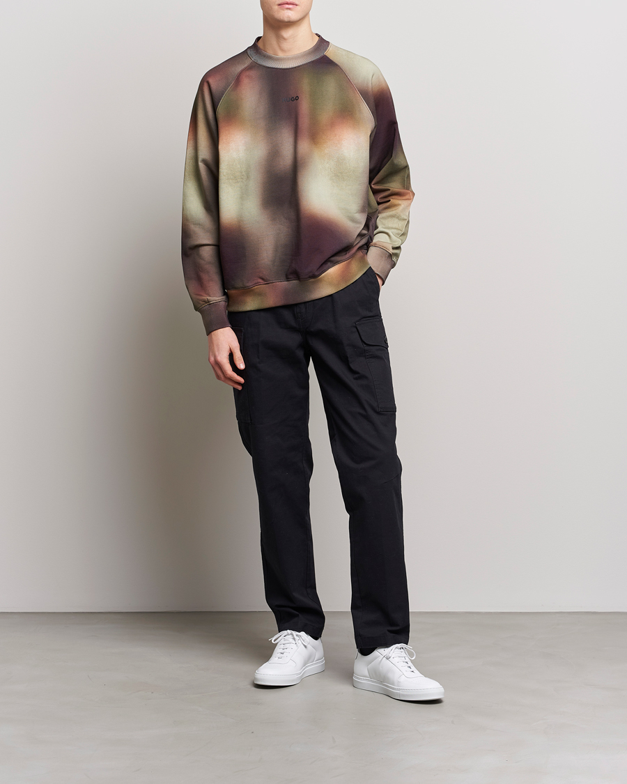 Herre | Gensere | HUGO | Dopiapo Camo Crew Neck Sweatshirt Multi