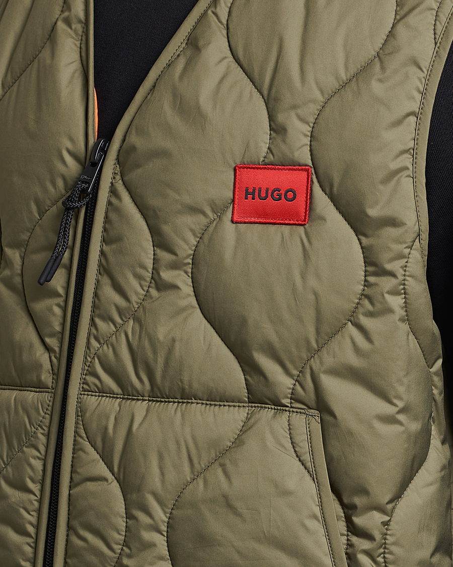 Herre | Vester | HUGO | Bethano Onion Quilt Vest Open Green