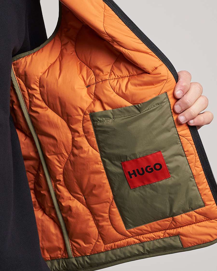 Herre | Vester | HUGO | Bethano Onion Quilt Vest Open Green
