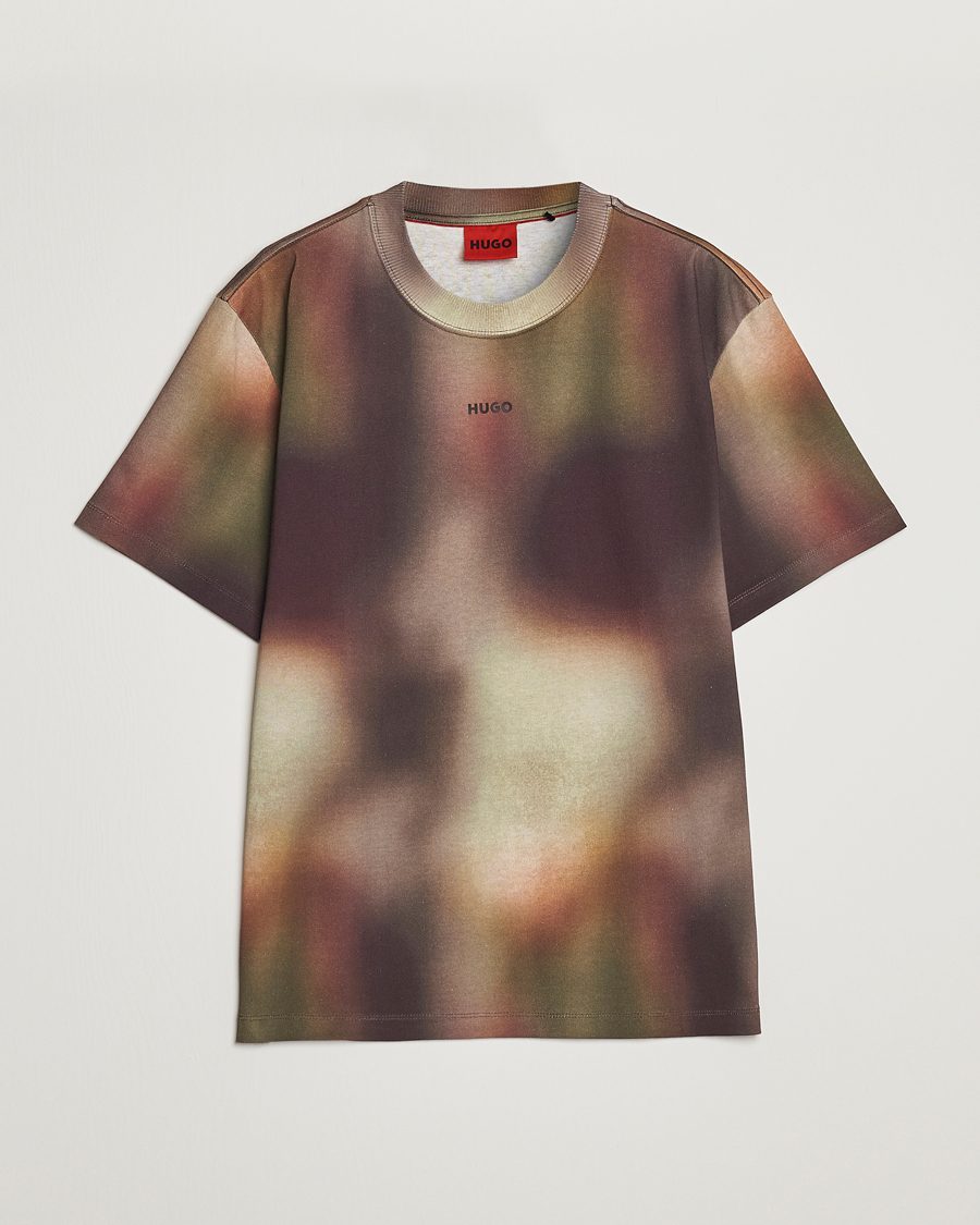 Herre | T-Shirts | HUGO | Diobo Logo Crew Neck T-Shirt Multi