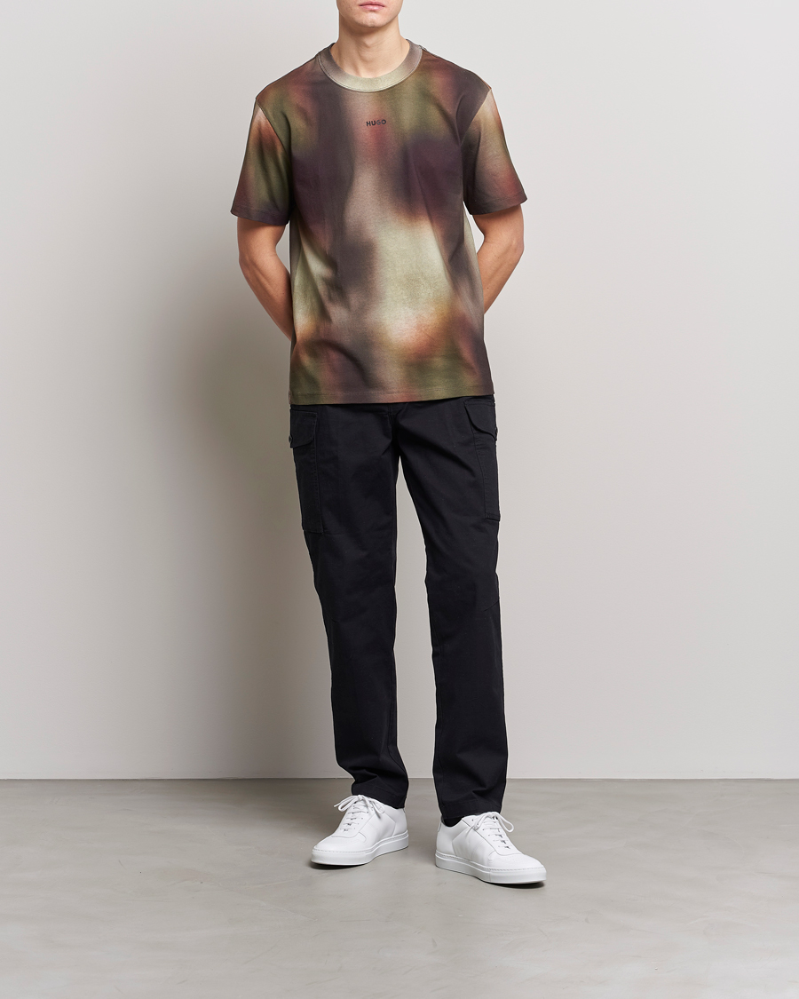 Herre | T-Shirts | HUGO | Diobo Logo Crew Neck T-Shirt Multi