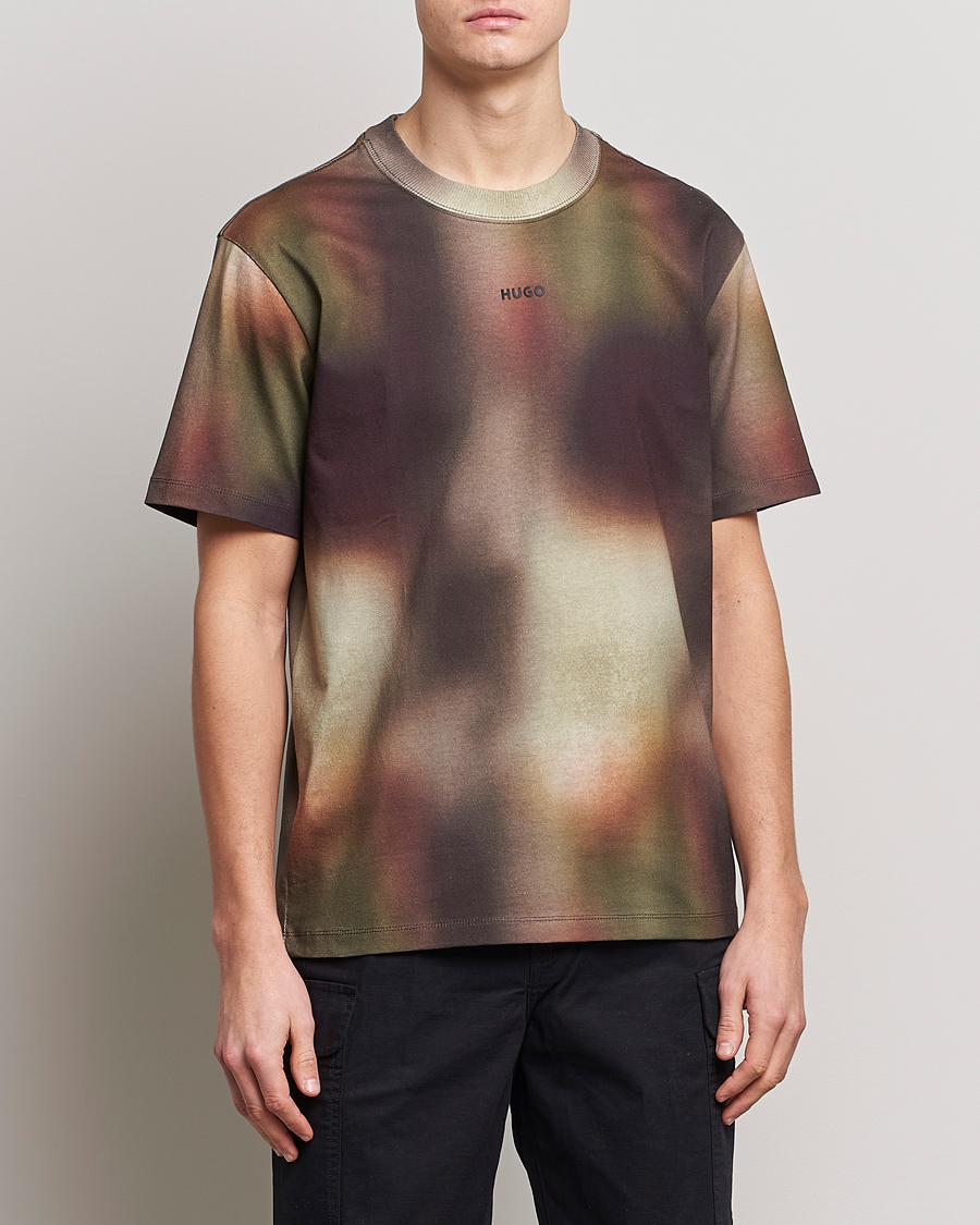 Herre | HUGO | HUGO | Diobo Logo Crew Neck T-Shirt Multi