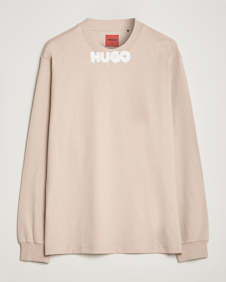 Herre | Gensere | HUGO | Dotopaxi Logo Crew Neck Sweatshirt Light Beige
