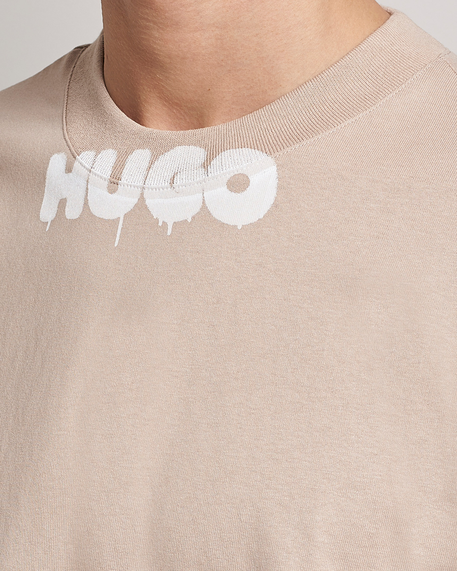Herre | Gensere | HUGO | Dotopaxi Logo Crew Neck Sweatshirt Light Beige