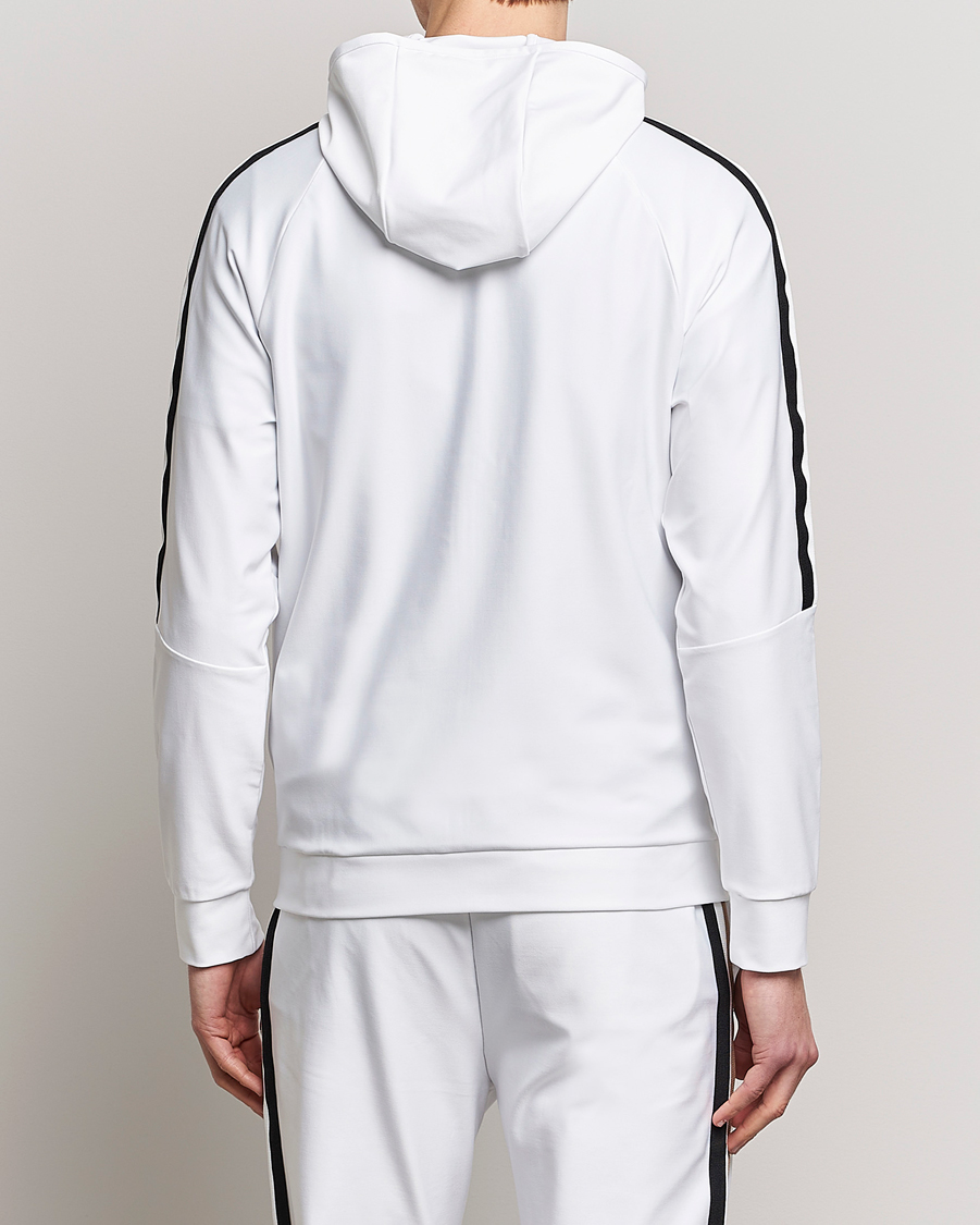 Herre | Gensere | BOSS GREEN | Sicon Performance Full-Zip Hoodie White
