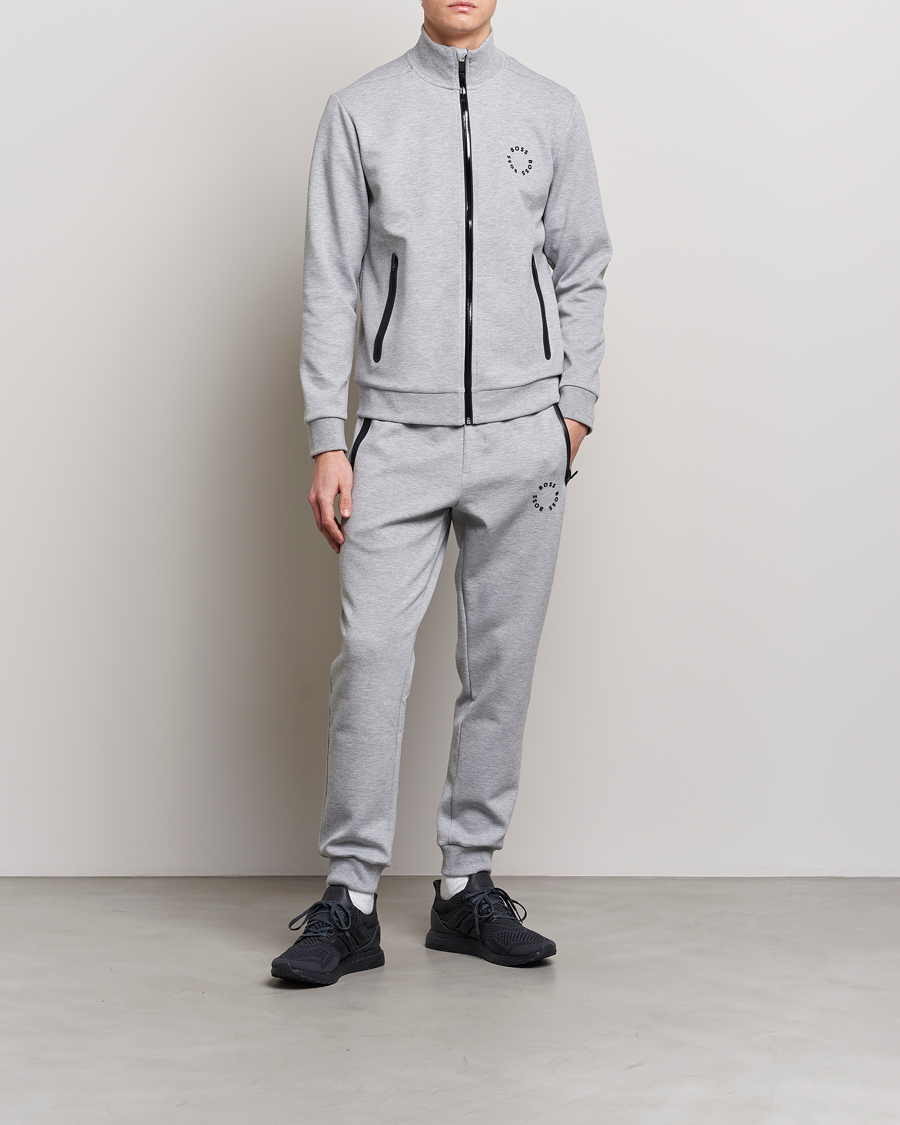 Herre | Gensere | BOSS GREEN | Skaz Full-Zip Light Grey