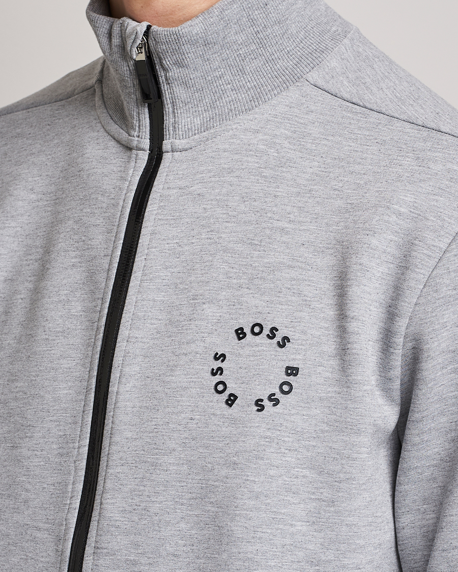Herre | Gensere | BOSS GREEN | Skaz Full-Zip Light Grey