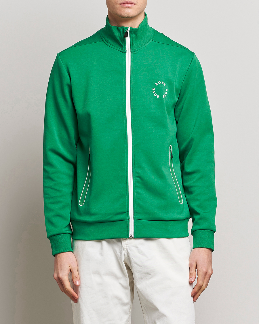 Herre | Gensere | BOSS GREEN | Skaz Full-Zip Open Green