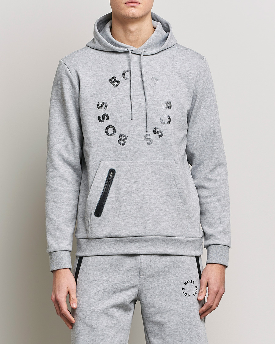 Herre | Gensere | BOSS GREEN | Soody Hoodie Light Grey