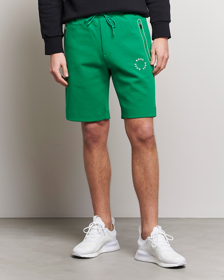 Herre | Shorts | BOSS GREEN | Headlo Sweatshorts Open Green