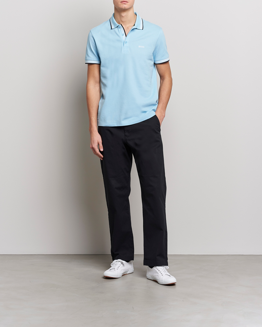 Herre | Pikéer | BOSS GREEN | Paddy Piké Pastel Blue