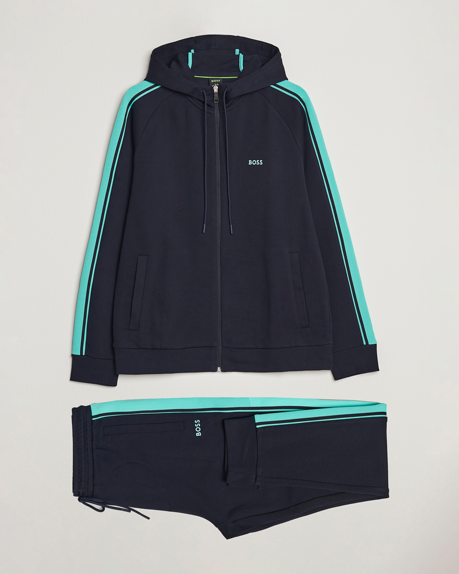 Herre | Bukser | BOSS GREEN | Tracksuit Set Dark Blue