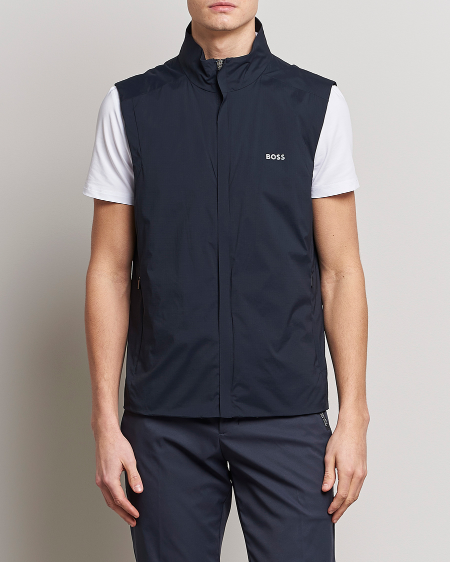 Herre | Høstjakker | BOSS GREEN | Axis Performance Vest Dark Blue