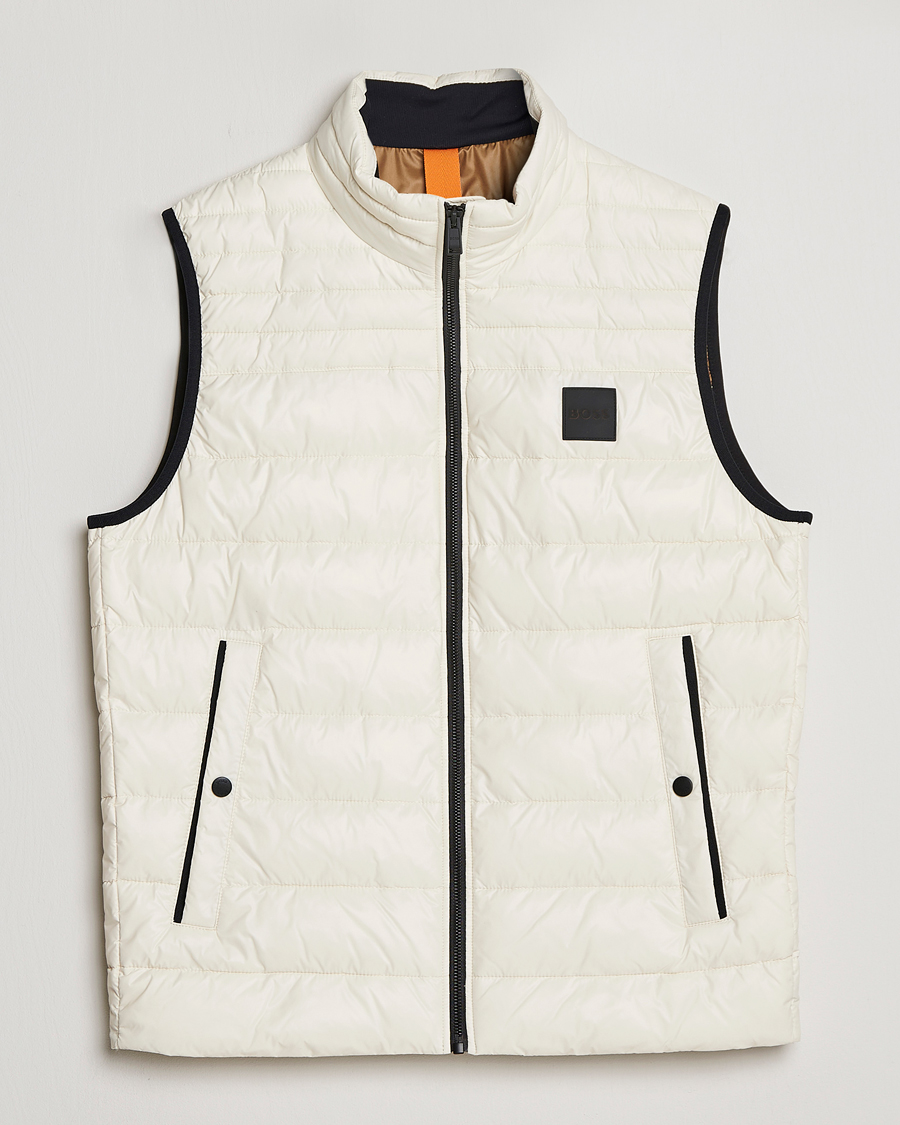 Herre | Vester | BOSS ORANGE | Odeno Down Vest Light Beige