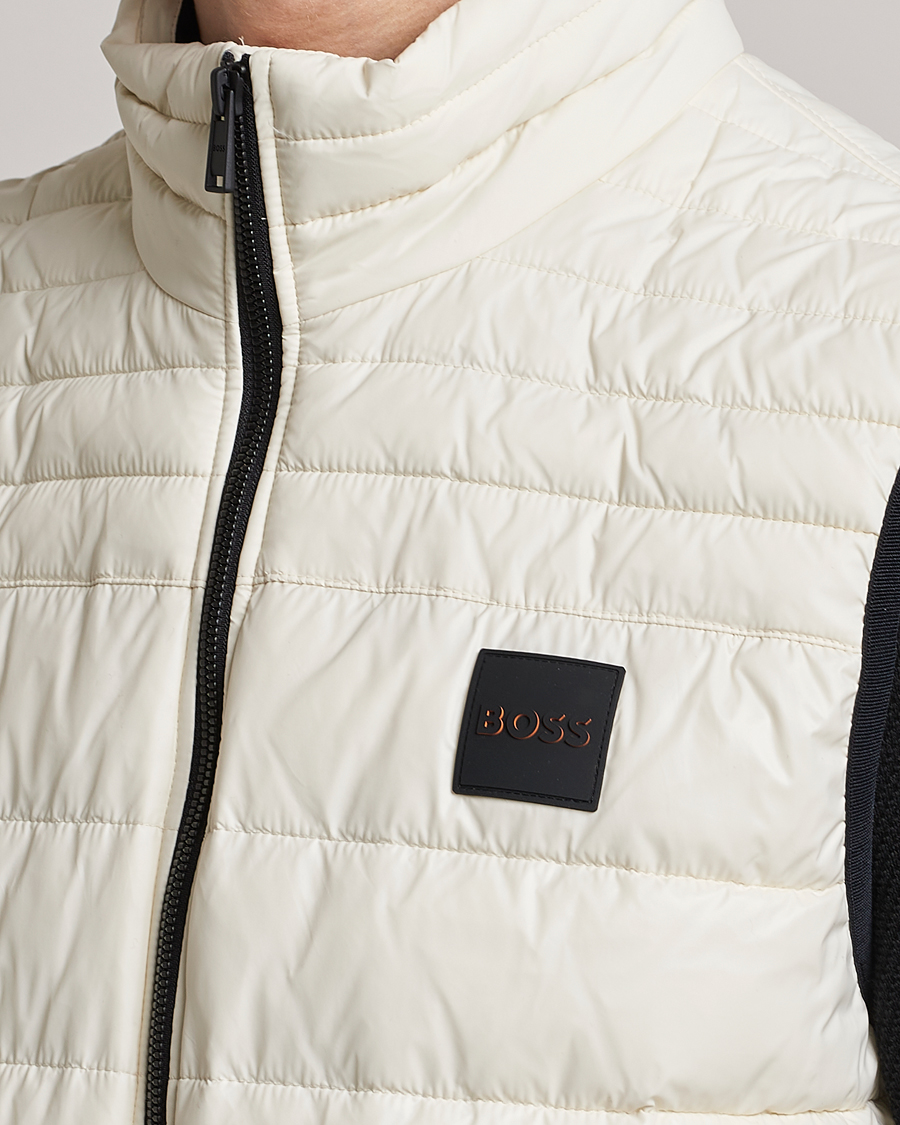 Herre | Vester | BOSS ORANGE | Odeno Down Vest Light Beige