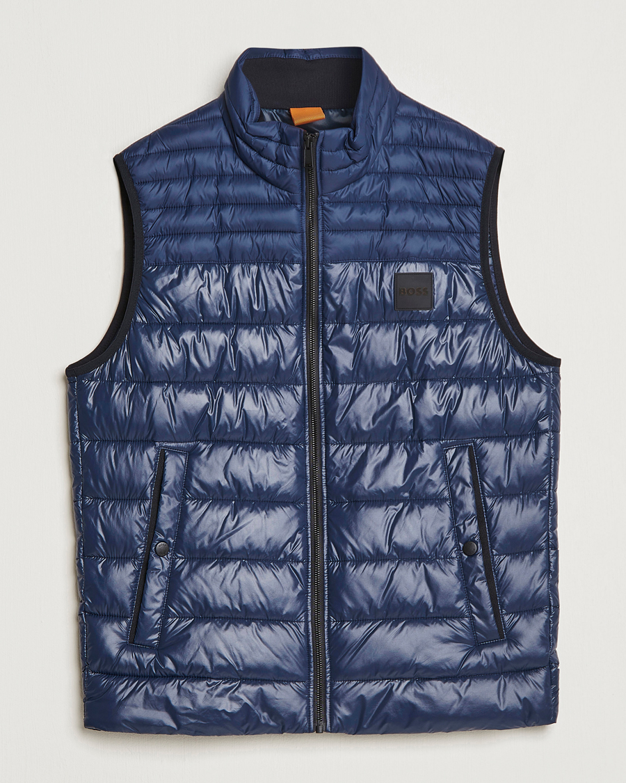 Herre | Vester | BOSS ORANGE | Odeno Down Vest Dark Blue