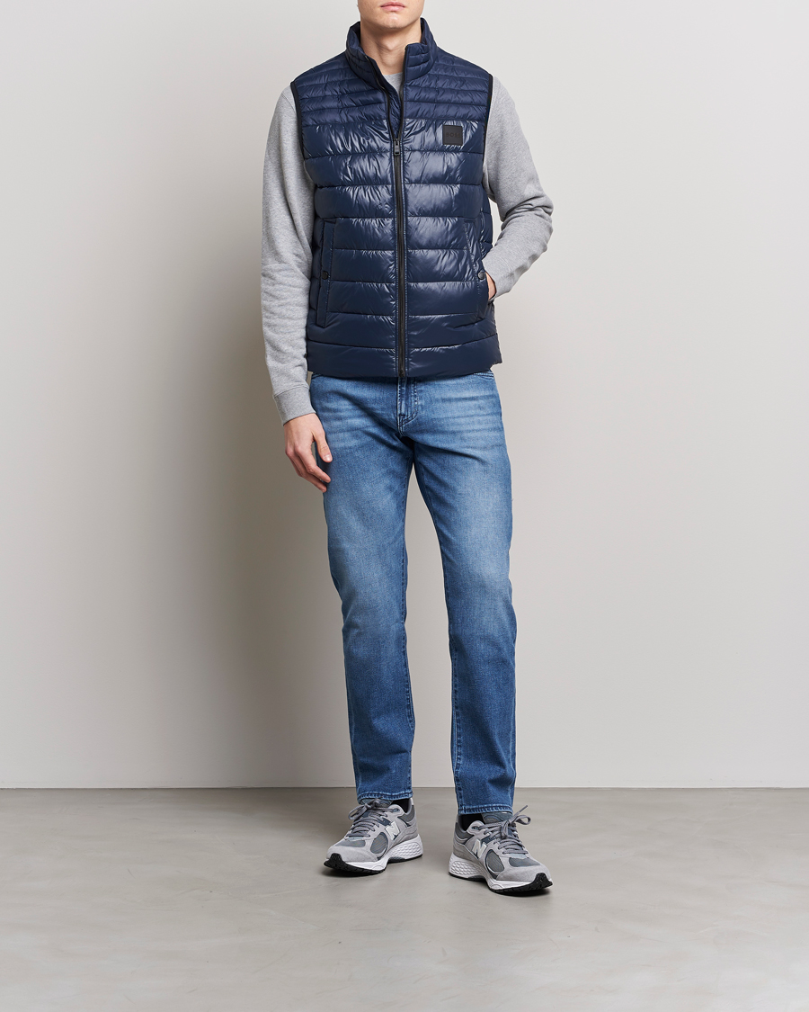 Herre | Vester | BOSS ORANGE | Odeno Down Vest Dark Blue