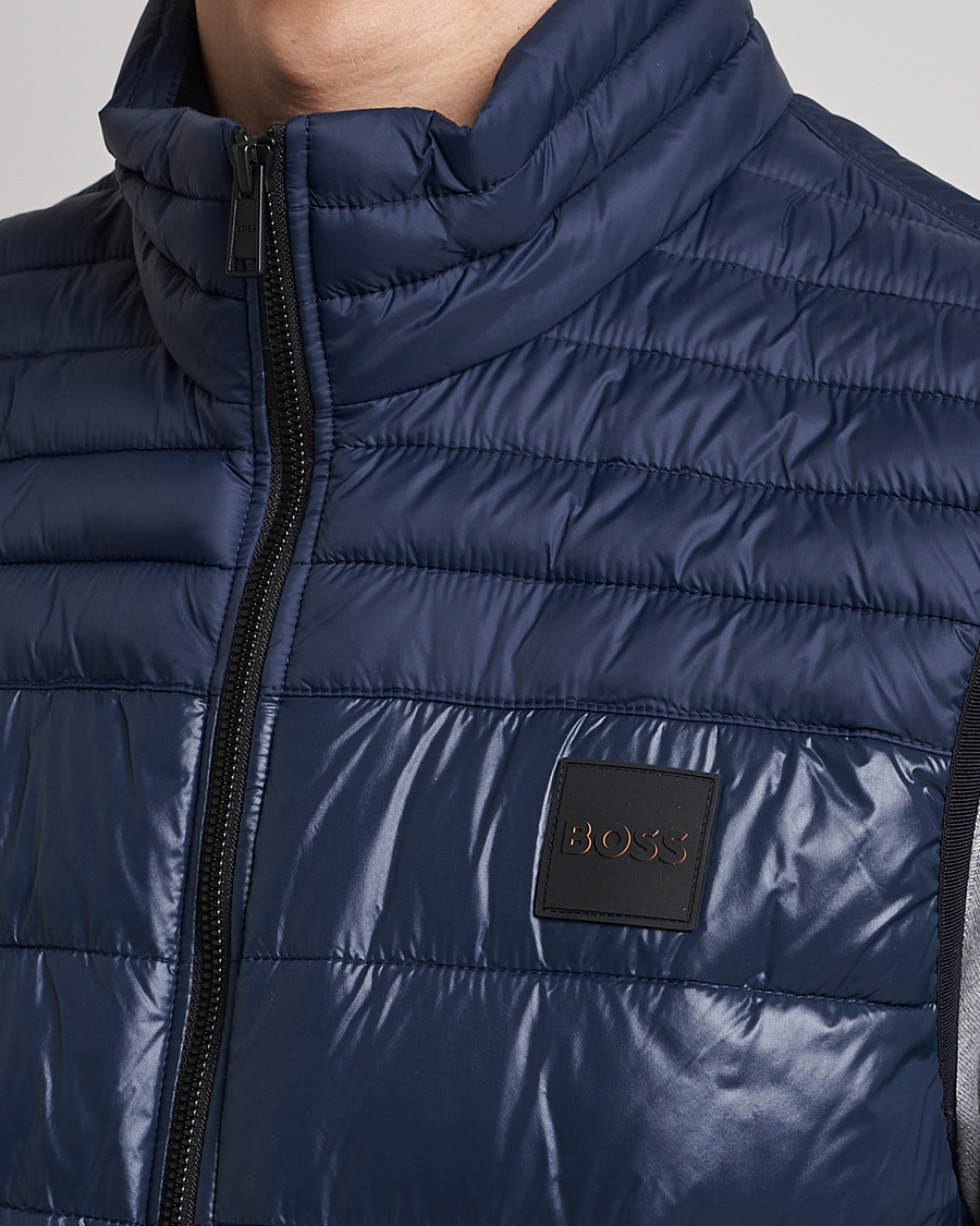 Herre | Vester | BOSS ORANGE | Odeno Down Vest Dark Blue