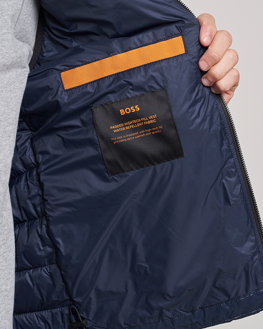 Herre | Vester | BOSS ORANGE | Odeno Down Vest Dark Blue