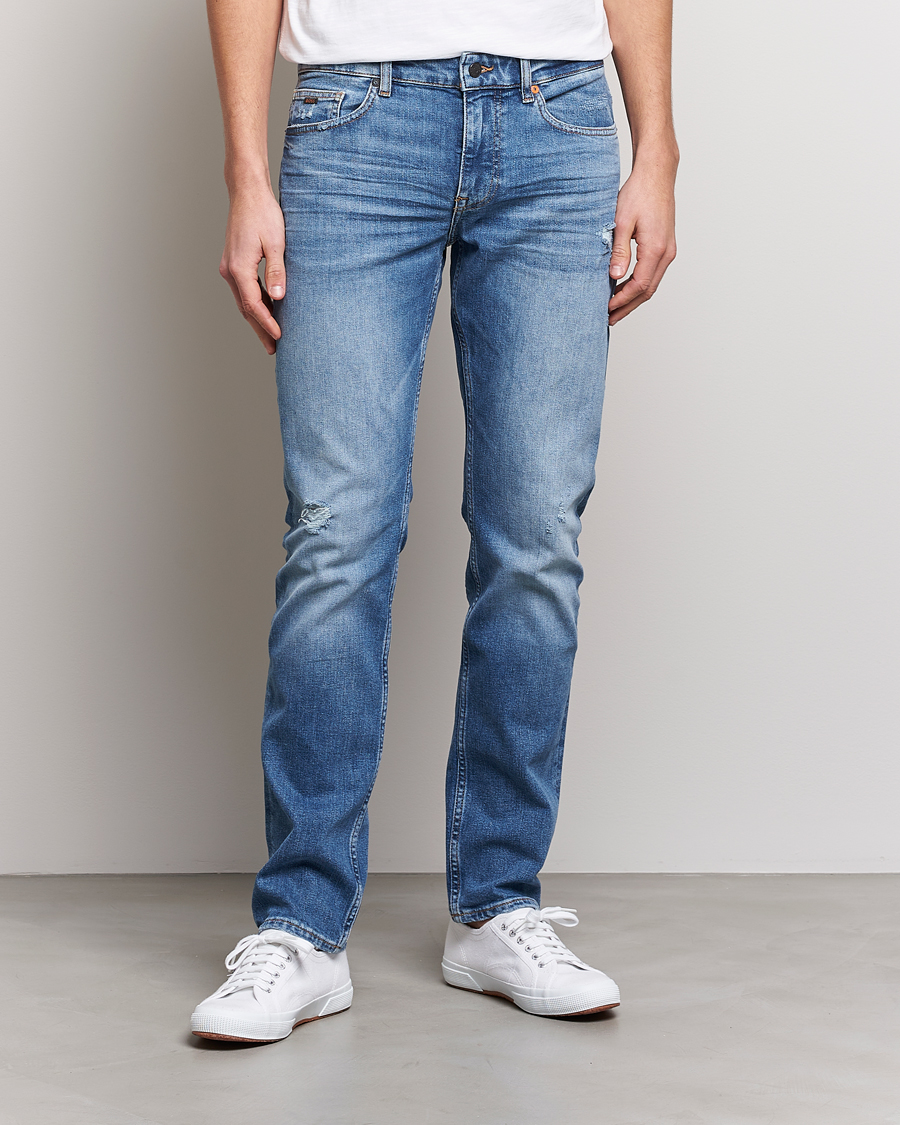 Herre | Jeans | BOSS Casual | Delaware Stretch Jeans Light Blue