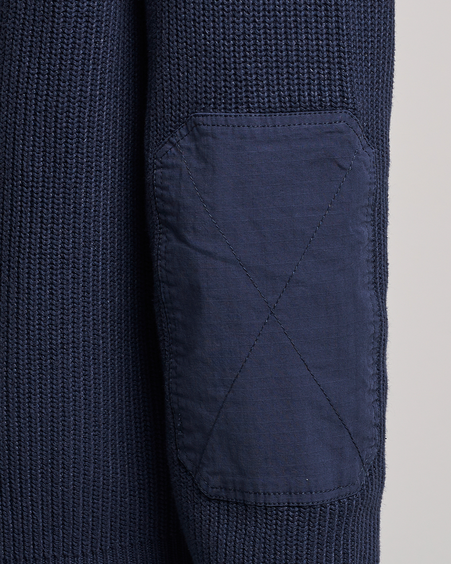 Herre | Gensere | BOSS ORANGE | Abinero Knitted Full-Zip Dark Blue