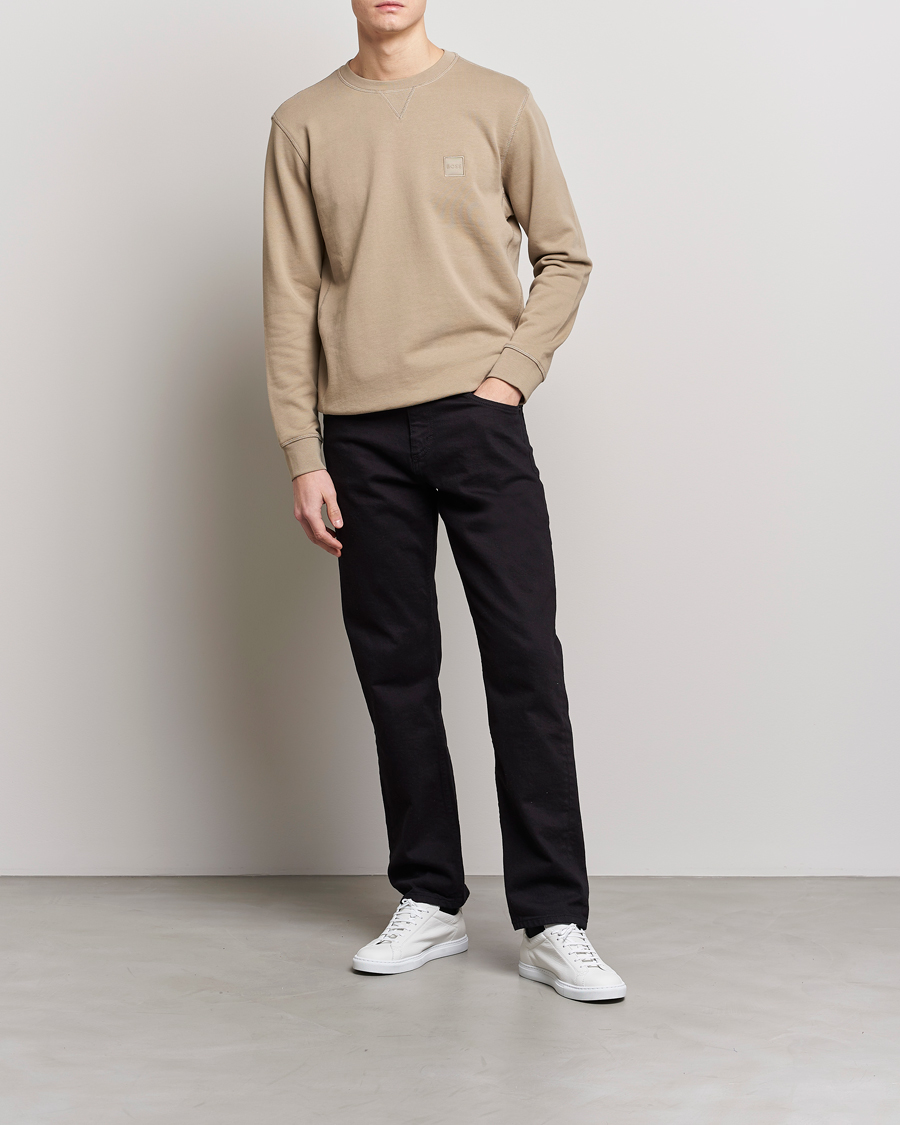 Herre | Gensere | BOSS ORANGE | Westart Logo Sweatshirt Medium Beige