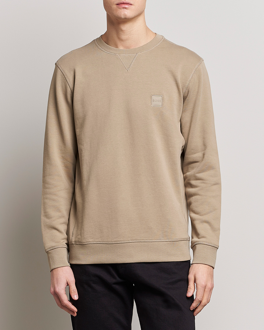 Herre | Gensere | BOSS ORANGE | Westart Logo Sweatshirt Medium Beige